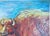 Wood Late 20th Century Oversized Mid-Century Western Expressionist Bison Buffalo Original Impasto Oil Painting Gallery Wrap Canvas For Sale - Image 7 of 12
