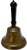 Very Large Size Authentic Antique Late 19th Century American Brass Schoolhouse Bell - 11 Inches Tall For Sale - Image 16 of 18