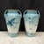19th Century French Faience Three-Piece Vase and Jardinière Set With Swallows by Keller and Guerin For Sale - Image 4 of 16