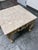 Schnadig Fine Furniture French Provincial Carved Wood + Marble Side Table For Sale - Image 9 of 12
