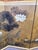 Vintage Japanese Byobu With Painted Lotus Flowers 4 Panels Folding Screen For Sale - Image 15 of 16