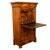 Antique French Louis Philippe Burr Walnut Secrétaire À Abattant Desk Chest 1840 For Sale - Image 12 of 18