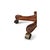 Tufted Red Leather Swivel Office Chair For Sale - Image 10 of 10