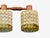 1950s Swedish Modern, Three Light Pendant Light, Teak, Glass, Sweden For Sale - Image 11 of 11