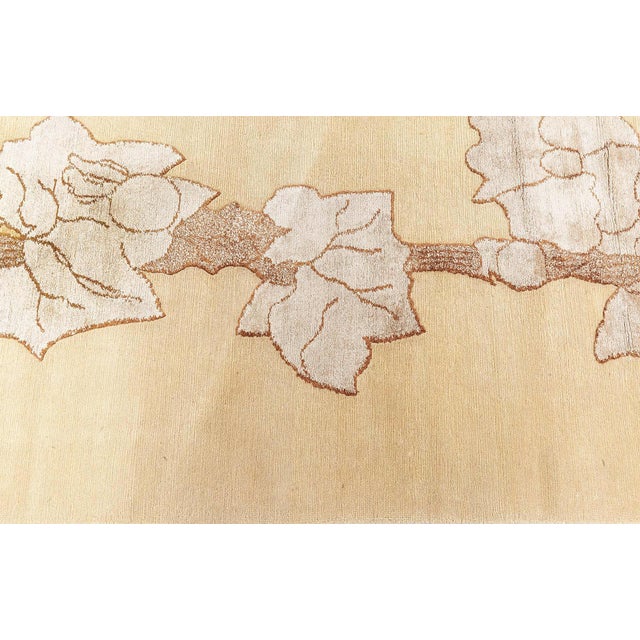Modern Napa Vines Handmade Wool Rug by Doris Leslie Blau For Sale - Image 4 of 7