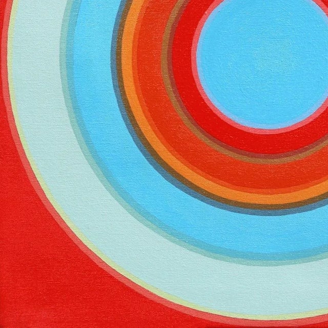 "Fidget Spin 2" Contemporary Minimalist Acrylic Painting by Paul Westacott For Sale - Image 4 of 10