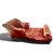George Smith Aspinall Leather Chaise For Sale In Chicago - Image 6 of 9