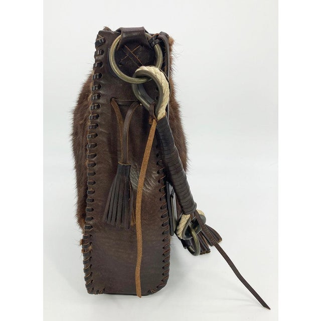 Mid 20th Century Dolce and Gabbana Brown Mink Fur Shoulder Bag For Sale In Philadelphia - Image 6 of 11