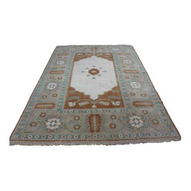 Vintage Turkish Area Rug - 79"x95" For Sale