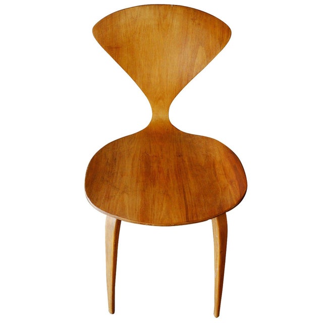 Wood 1950s Plycraft Sculptural Dining Chairs by Norman Cherner, Set of Four For Sale - Image 7 of 8