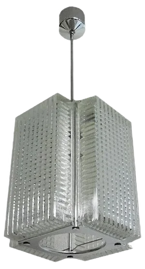Pressed Glass Pendant by Napako, 1970s