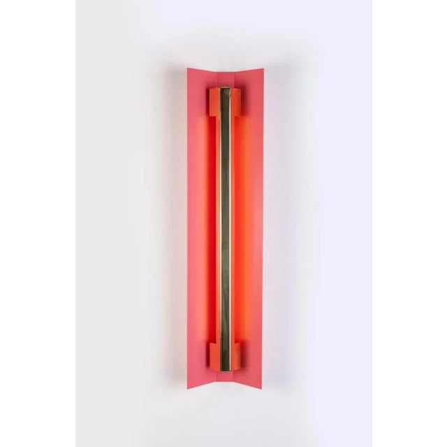 Not Yet Made - Made To Order Large Misalliance Ex Pink Wall Light by Lexavala For Sale - Image 5 of 6