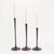 These Giacomettiinspired taper holders are works of art. With a dramatic taper at the bottom and rich bronze finish, they...