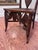 Victorian Antique Art Nouveau "Fleur De Lis" Wicker & Cane Solid Wood Accent Chair in the Style of Heywood-Wakefield For Sale - Image 3 of 12