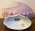 Antique 19th Century Wedgwood Pearlware Centerpiece - Pink Nautilus Sea Shell Compote Tureen With Clam Shell Under Tray For Sale - Image 16 of 18