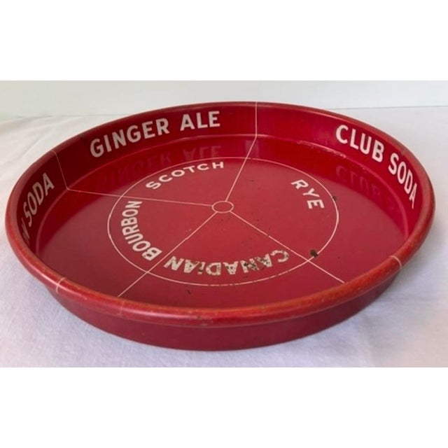 Mid-Century Modern Vintage Guide-Rite Whiskey Bar Tray For Sale - Image 3 of 7