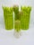 1990s Vintage Asparagus Candle Holder and Vases For Sale - Image 5 of 6
