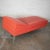 Mid 20th Century Mid Century Modern Chaise or Day Bed in Coral Vinyl Faux Leather With Aluminum Legs For Sale - Image 5 of 13