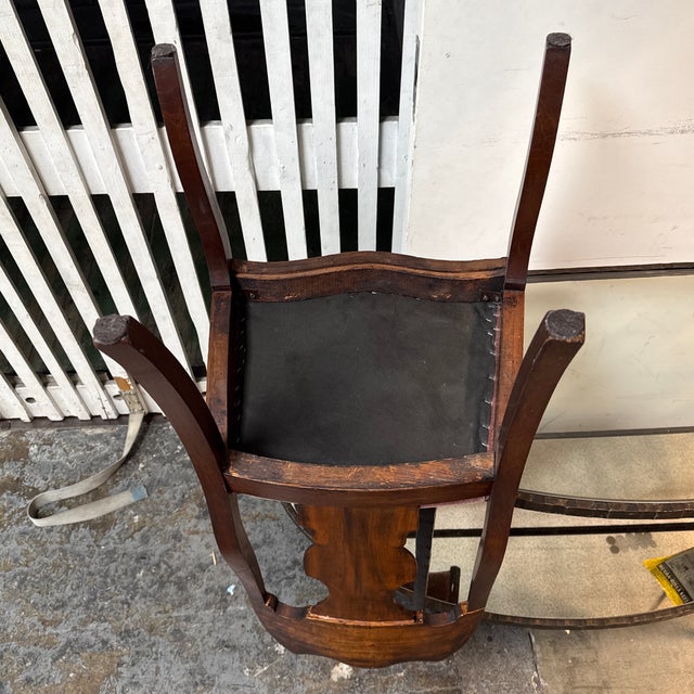 Victorian Flame Mahogany Side Chair, Vintage For Sale - Image 11 of 12