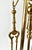 1980s Set of Federal Style Solid Brass Fireplace Piece Tools For Sale - Image 9 of 14