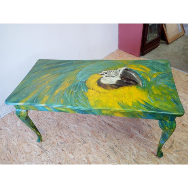 Chippendale Style Table in Beech, Early 1900s For Sale - Image 15 of 15