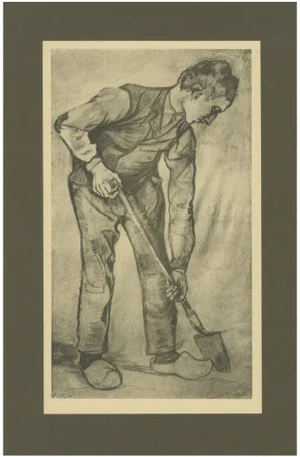 Vincent Van Gogh, Man with a Spade, 1928, Portfolio Print