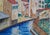 Modern Elisée Maclet, Houses by The Canal, Ink and Gouache For Sale - Image 3 of 8