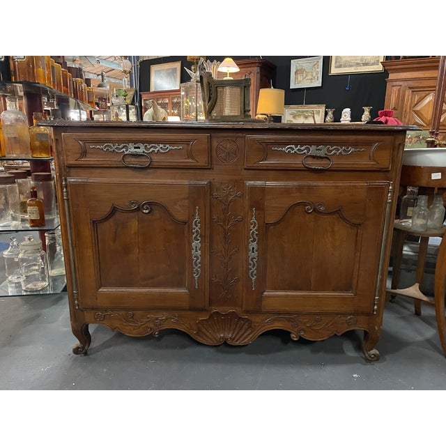 Louis XV Buffet in Wood For Sale - Image 10 of 17