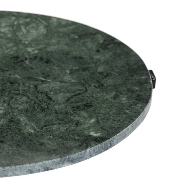 Four Hands Sophie End Table - Hunter Green Marble For Sale - Image 9 of 12