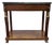 French 19th Century Empire Marble Top Walnut Console Table For Sale