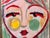 Henri Matisse Contemporary Paintings by CL Auker, Mixed Media Colorful Face Triptych on Paper For Sale - Image 4 of 15