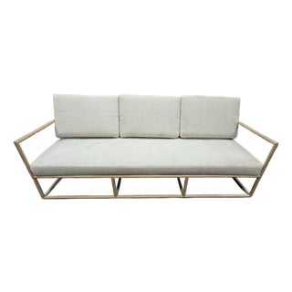 Barbara Barry for McGuire Furniture Frame Sofa For Sale