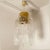 Mid-Century Modern 1970s Mid-Century Modern Brass and Murano Glass Chandelier For Sale - Image 3 of 12
