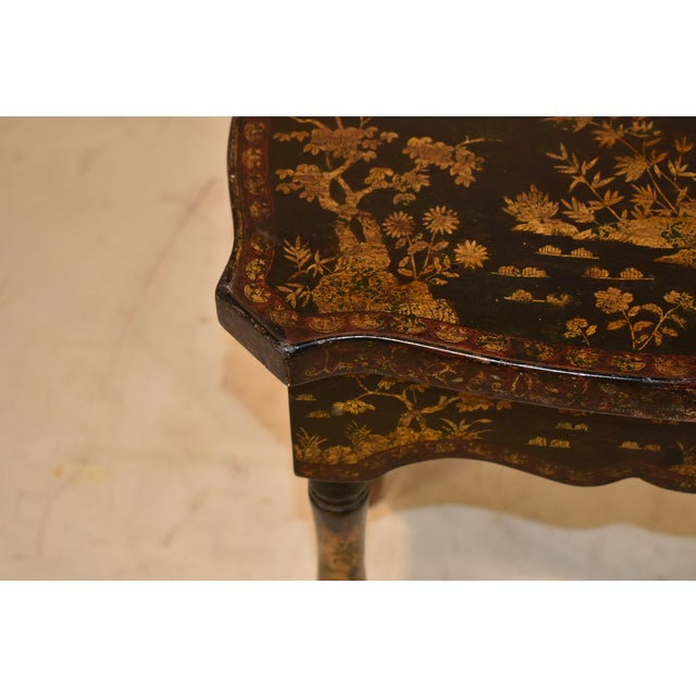 Circa 1960's Chinoiserie Side Table From England For Sale - Image 10 of 13