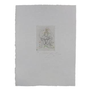1970s Dali Petites Nus (Apollinaire) I Hand Signed & Numbered Etching Surrealism Art For Sale