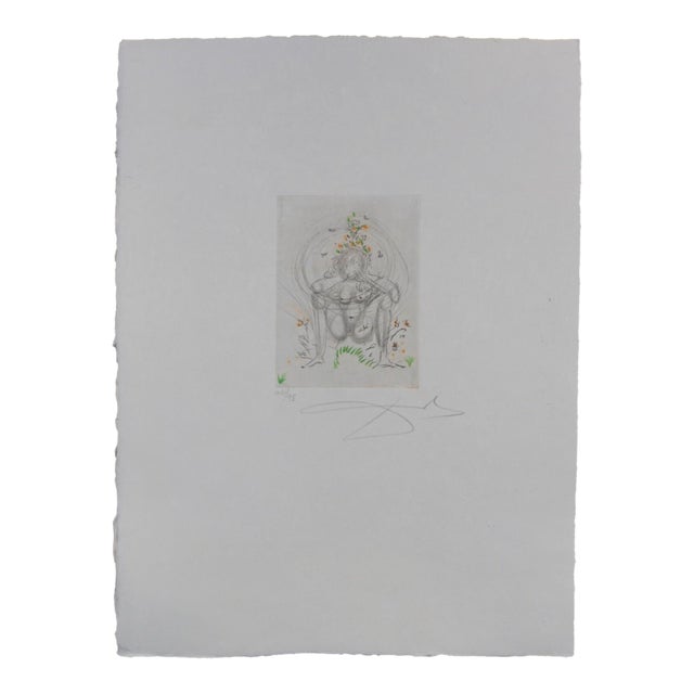1970s Dali Petites Nus (Apollinaire) I Hand Signed & Numbered Etching Surrealism Art For Sale