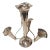 1920s Sheffield and London Trumpet Silver Plated Epergne For Sale