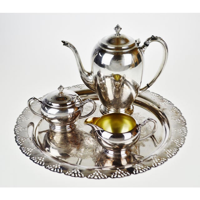 Vintage Home Decorators Inc. Silverplate Tea Set 4 Piece Chairish