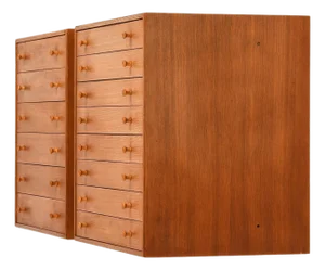 Chests of Drawers in the style of Mogens Koch, 1940s, Set of 2