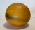 Glass Vintage Solid Art Glass Orange Paper Weight For Sale - Image 7 of 7