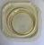 Glass Early 20th Century Set of 12 Yellow Depression Era Glasses and Plates For Sale - Image 7 of 13