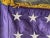 this is actually a rare flag. very uncommon size and very affordable to frame NICE embroidered stars. PERFECT to frame....