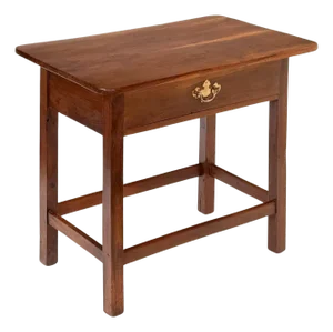 French Side or End Table of Patinated Cherry With Drawer