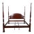 Henkel Harris Mahogany King Rice Poster Bed For Sale