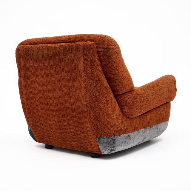 Pair of Vintage Ligne Roset Lounge Armchairs, France For Sale - Image 9 of 9