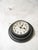 Antique Black Wall Clock with White Dial Face from International Time Recording Co. Ltd London, 1920s For Sale - Image 10 of 12
