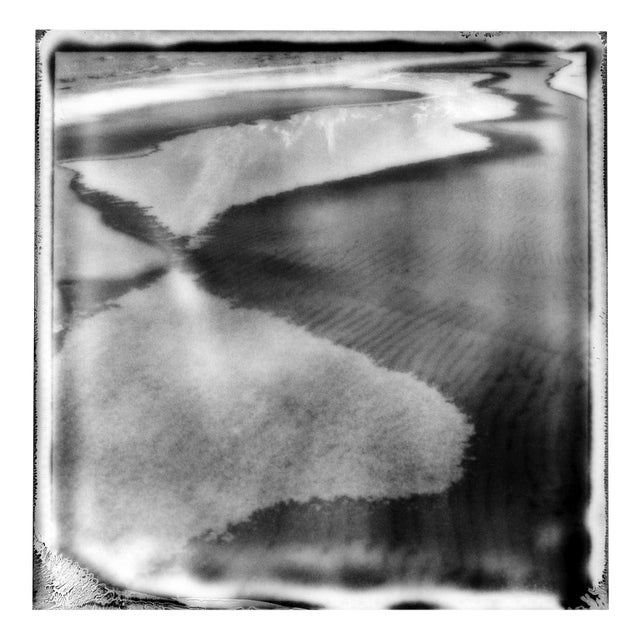 Frozen Beach #4 - Black and White Analogue Landscape Photography 2022 For Sale