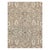 This early 20th-century Persian Tabriz room-size carpet presents a refined allover floral composition across a soft taupe...