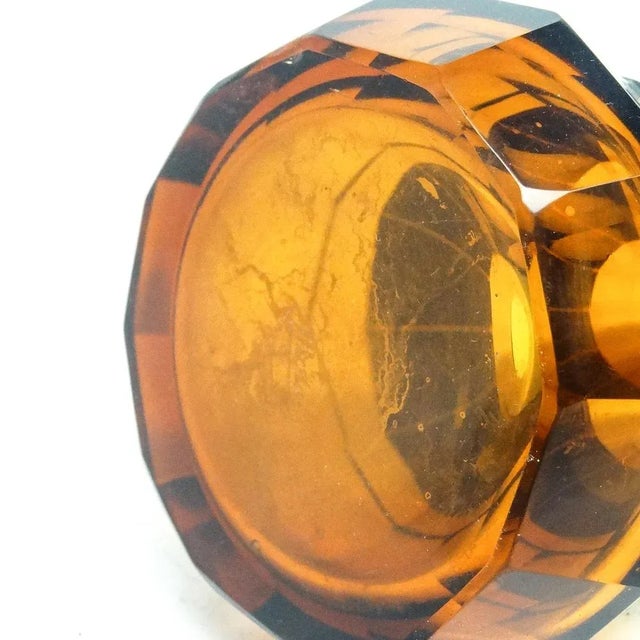 1950s Art Deco Czechoslovakian Vase from Moser, 1950s For Sale - Image 5 of 11