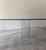 Modern Post Modern Glass Double Pedestal Dining Table For Sale - Image 3 of 10